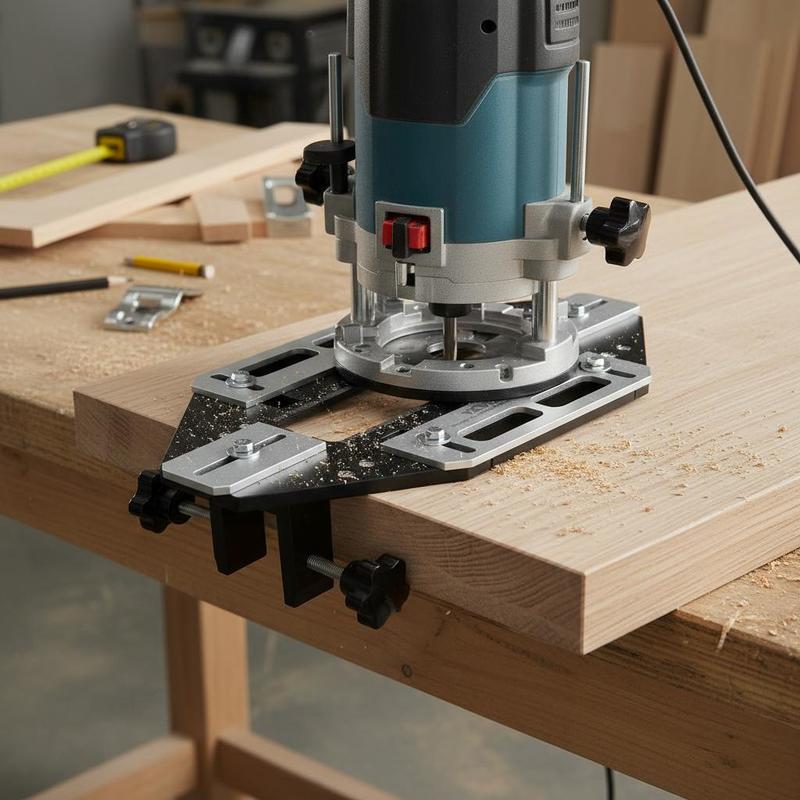 Cabinet Hinges - Aluminum Alloy Mortise Template 13x6 Inch