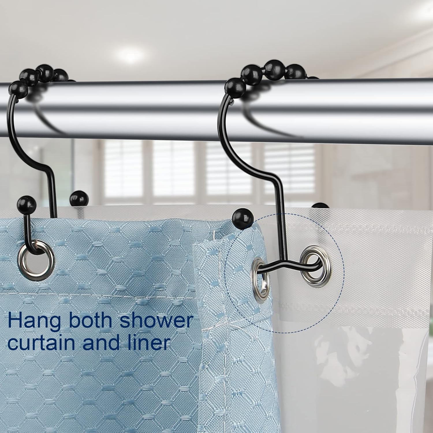 Shower Curtain Hook, Sturdy St - Curtain Rods recension och pris