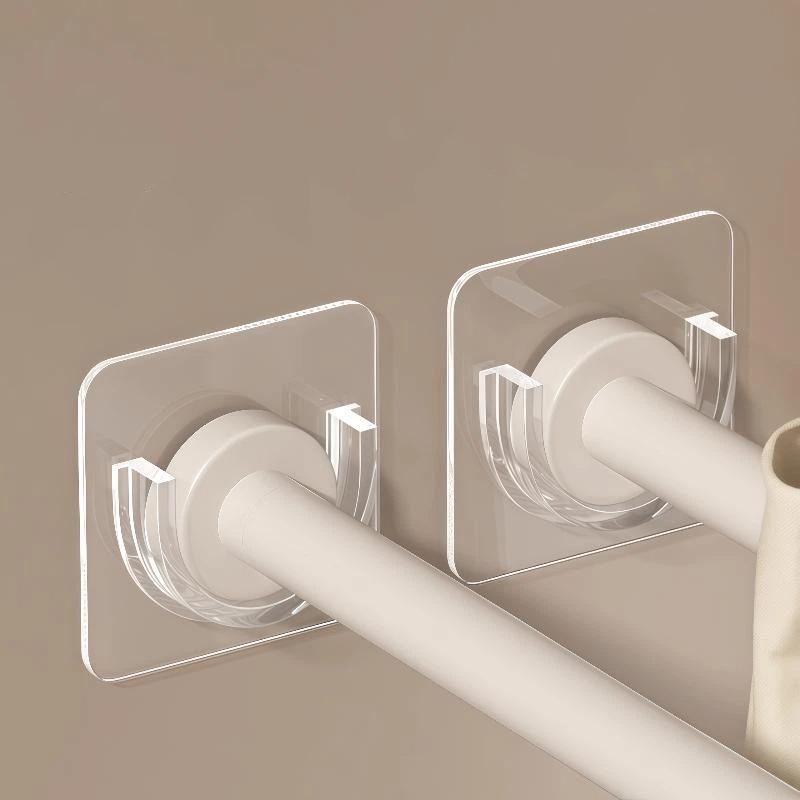 4 PCS Transparent Adhesive Cur - Curtain Rods recension och pris